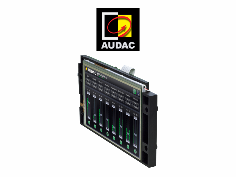 Audac R2 AUDAC R2DIS DOKUNMATİK EKRAN AUDAC SES EKİPMANLARI AUDAC KİTLERİ